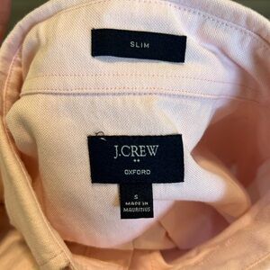 J.Crew Blush Pink small Slim Fit Oxford shirt